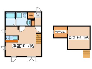 Prima　la　fonteの物件間取画像